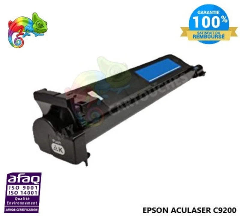 Toner Epson AcuLaser C9200 Noir: C9200 DN, C9200 DTN