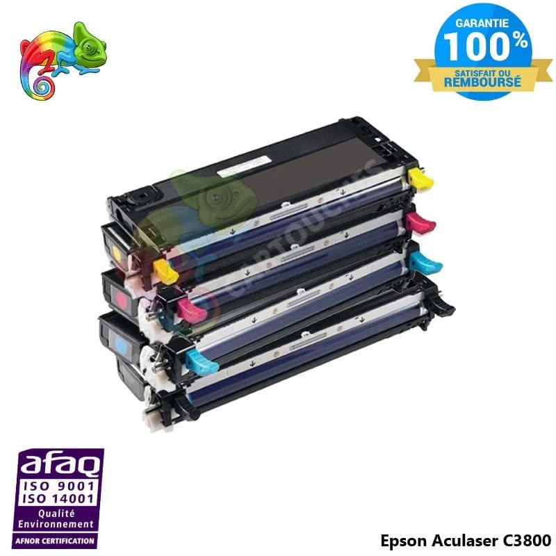 Pack 4 Toners Epson Aculaser C3800: Aculaser C3800, C3800 DN, C3800 N