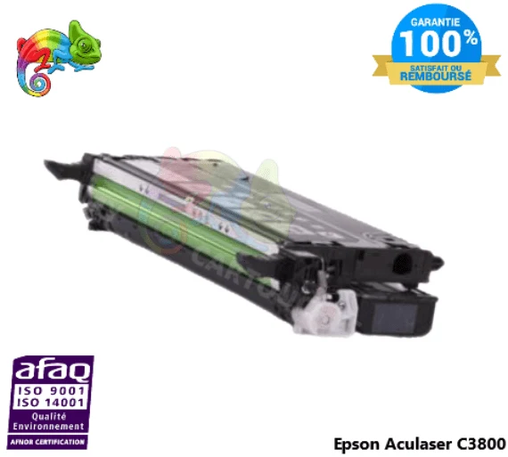 Toner Epson Aculaser C3800 Noir C13S051127: Aculaser C3800, C3800 DN