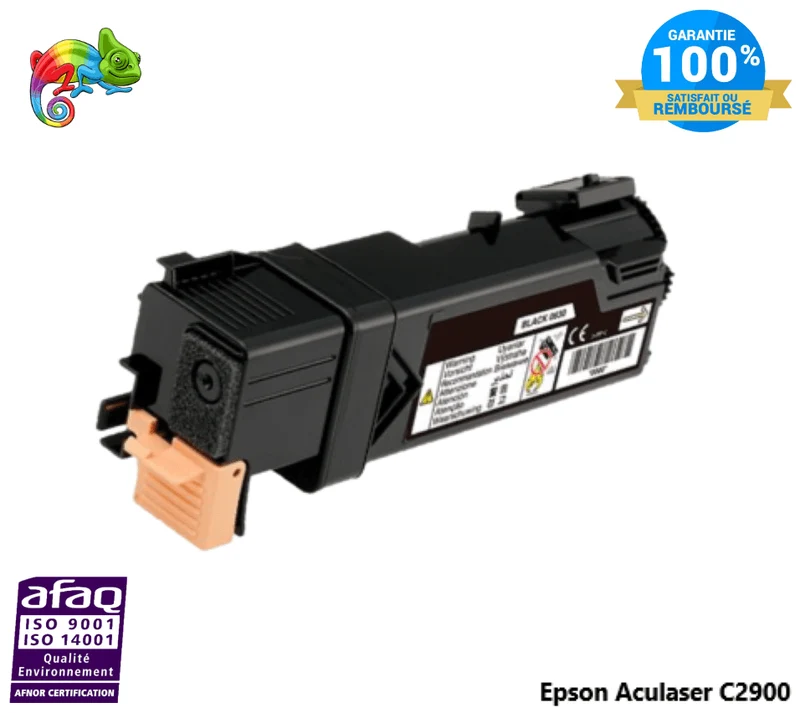 Toner Epson Aculaser C2900 Noir C13S050630: Aculaser C2900 N, C2900 DN