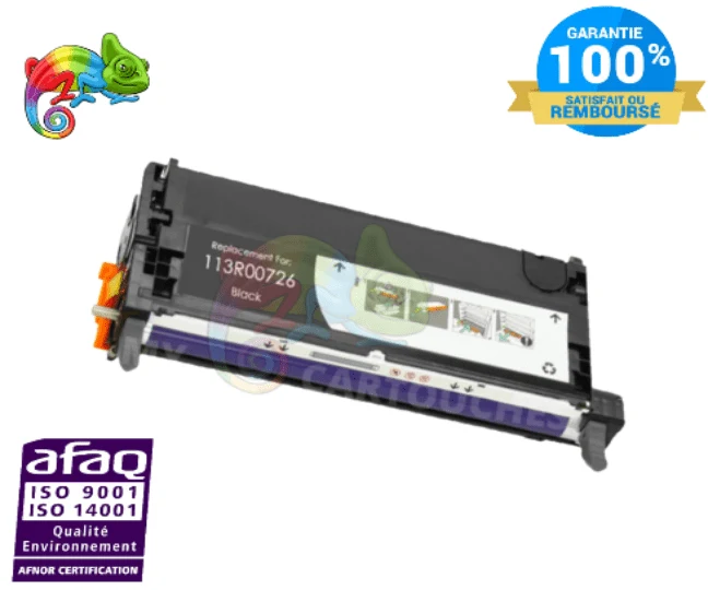 Toner Xerox Phaser 6180 Noir 6180B: Phaser 6180 DN, 6180 N
