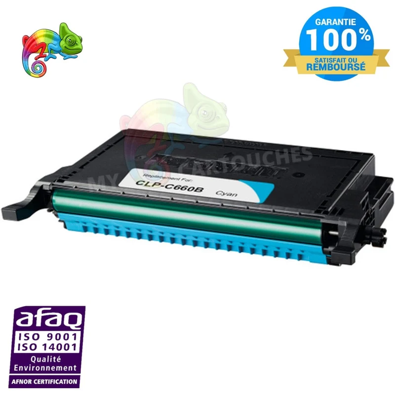 Toner Samsung CLP-C660 Cyan: CLP-610ND, CLP-660N, CLX-6200ND