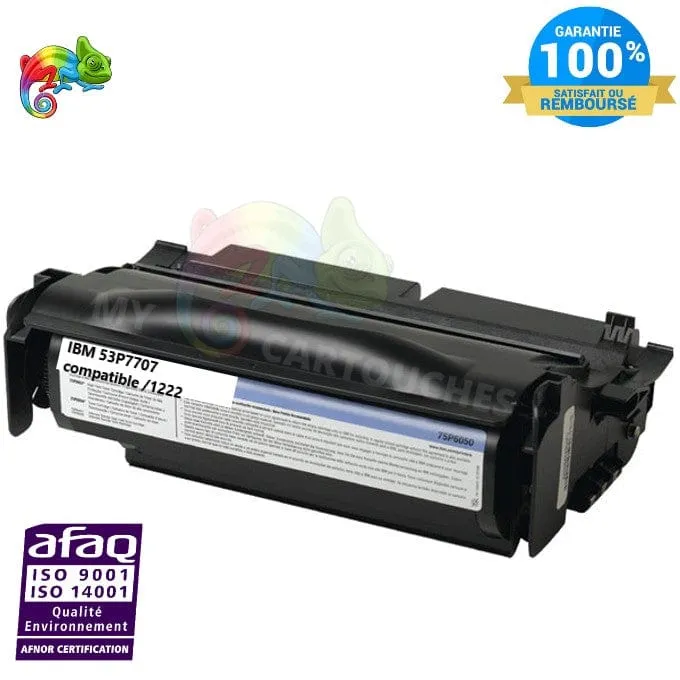 Toner IBM 53P7707 Noir: Infoprint 1222, 1222 D