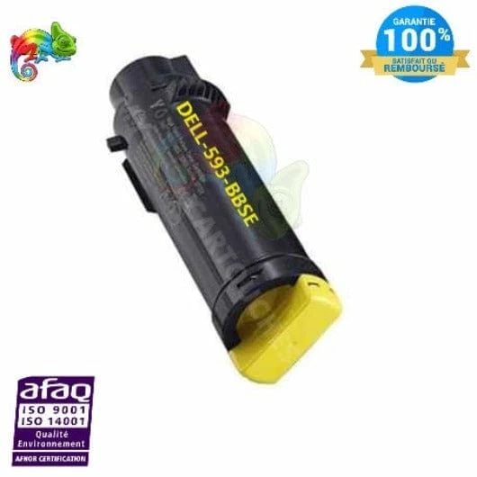 Toner Dell H825 Jaune 593BBSE: Dell H 825 CDW, H 625 CDW