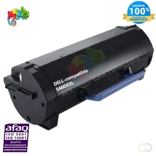 Toner Dell 5460 XXL Noir 59311186: Dell B 5460, B 5460 DN