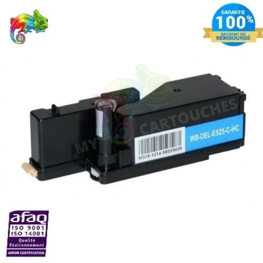 Toner Dell E-525 Cyan 593BBLL: Dell E 525 w