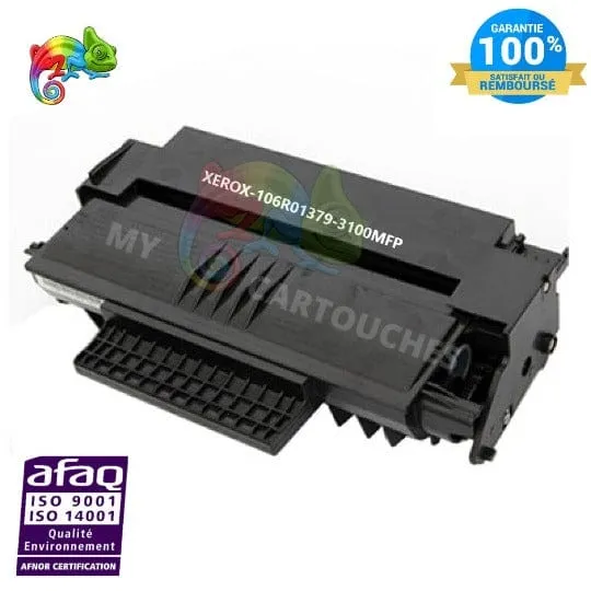 Toner Xerox 3100 MFP Noir 106R01379: Phaser 3100 MFP S, VS