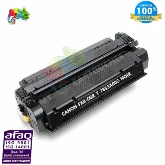 Toner Canon FX8 Noir 7833A002: Fax L380, L390, PC-D320