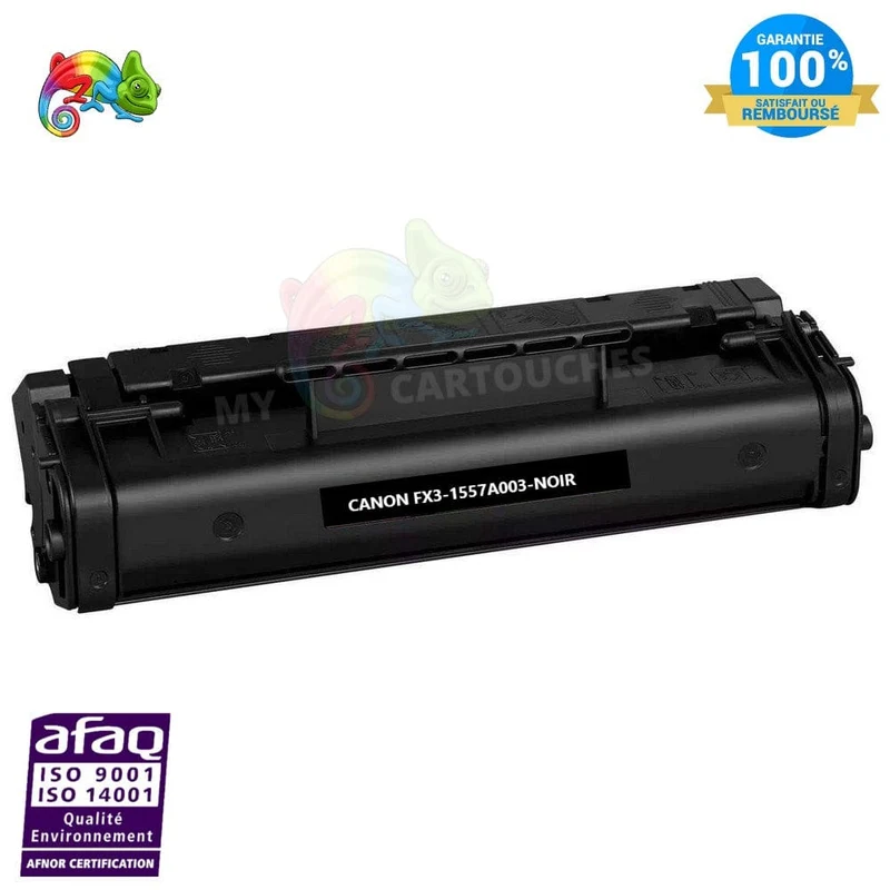 Toner Canon FX3 Noir 1557A003: Fax L200, L220, L250