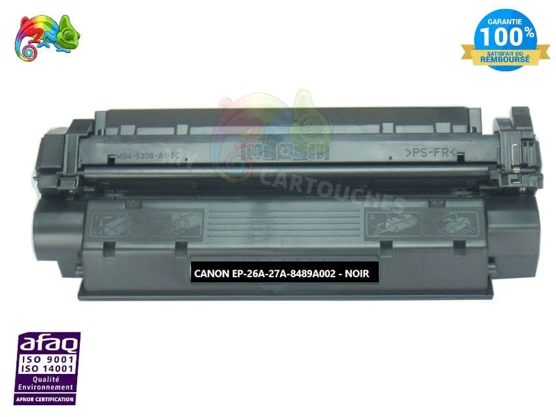 Toner Canon EP-26/27A Noir: i-SENSYS MF5530, Laserbase MF3110