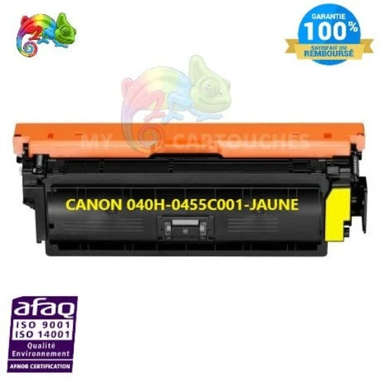 Toner Canon 040H Jaune 0455C001: i-SENSYS LBP-710 cx, LBP-712 cdn
