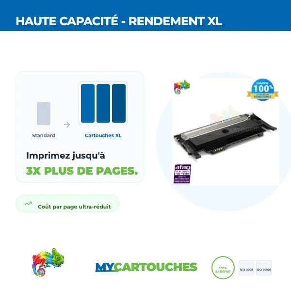 Toner HP 117A W2070A Noir: Color Laser 150a, MFP 178nw