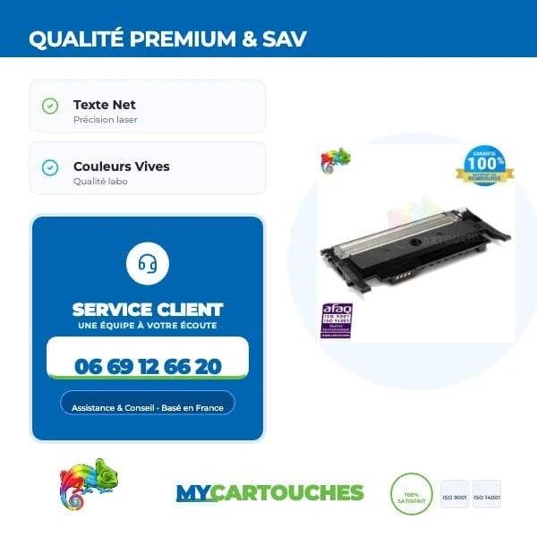 Toner HP 117A W2070A Noir: Color Laser 150a, MFP 178nw