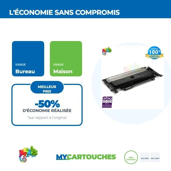 Toner HP 117A W2070A Noir: Color Laser 150a, MFP 178nw