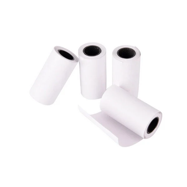 Échantillon étiquettes thermiques linerless 58 x 40 x 19 mm - 10 m, adhésif repositionnable (1 rouleau)