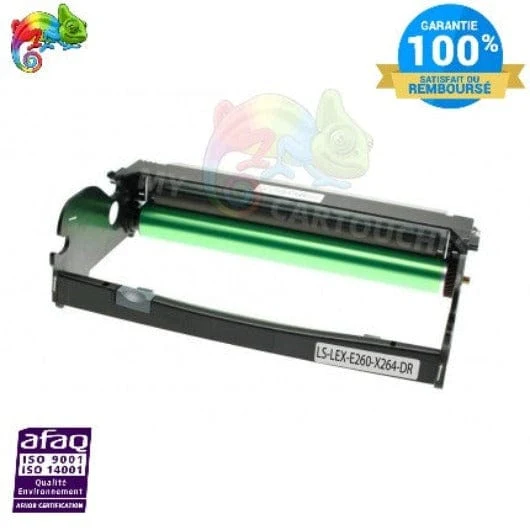 Tambour Lexmark E260X22G Noir: Lexmark E 260, E 360, E 460