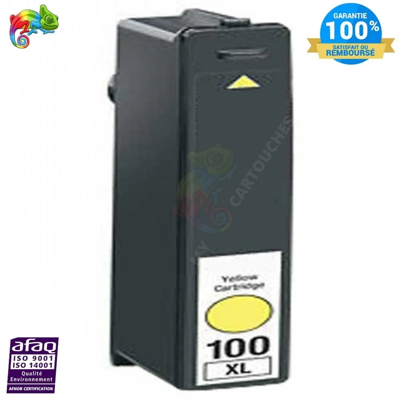 Cartouche Lexmark 100 XL Jaune: Genesis S 815, Impact S 305