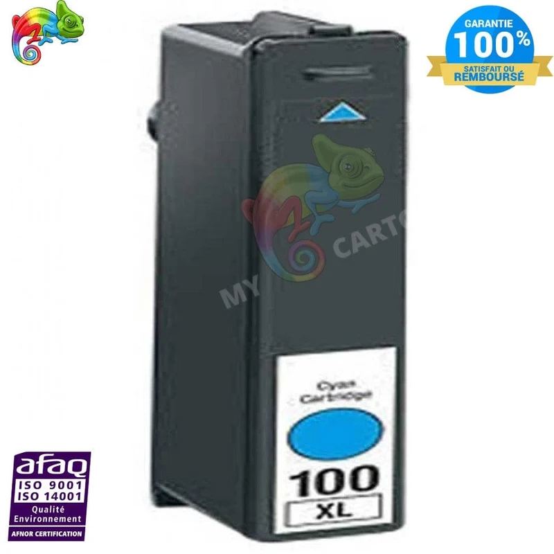 Cartouche Lexmark 100 XL Cyan: Genesis S 815, Impact S 305