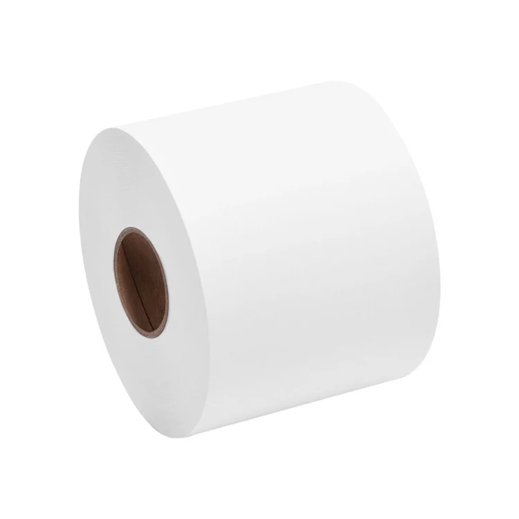 Étiquettes thermiques linerless 58 x 97 x 40 mm - 65 m, adhésif permanent (carton de 30 rouleaux)