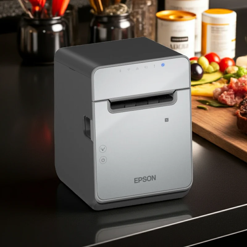 EPSON TM-L100 (121) USB Ethernet Bluetooth Lightning - étiquettes linerless - C31CJ52121