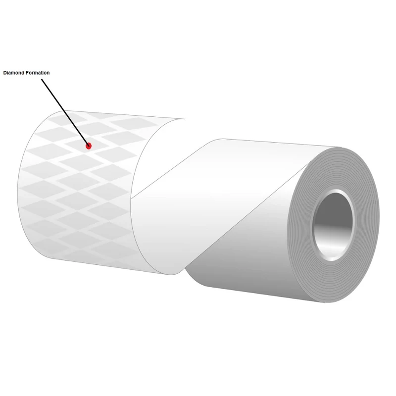 Échantillon étiquettes thermiques linerless MaxStick Iconex 2GOPlusD 80 x 73 x 25 mm - 51.8 m, adhésif repositionnable (1 rouleau) - Réf. MS3181702GOPLUSD