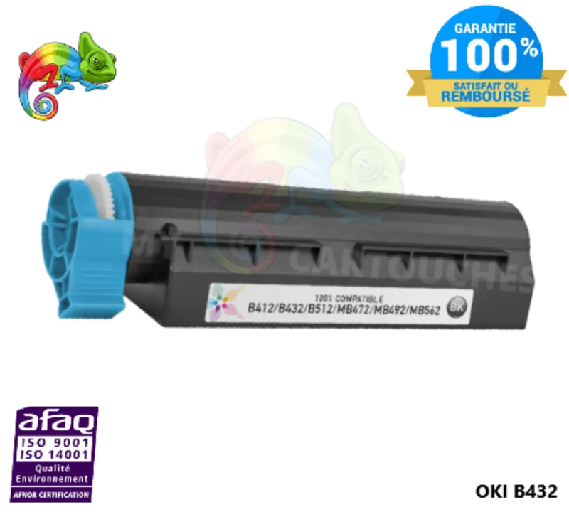 Toner OKI B432 Noir 45807111: OKI B432 DN, B512 DN, MB562 DNw
