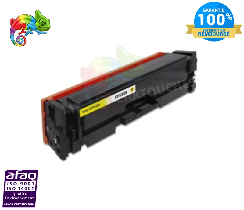 Toner HP 205A CF532A Jaune: Color LaserJet Pro M154, M180