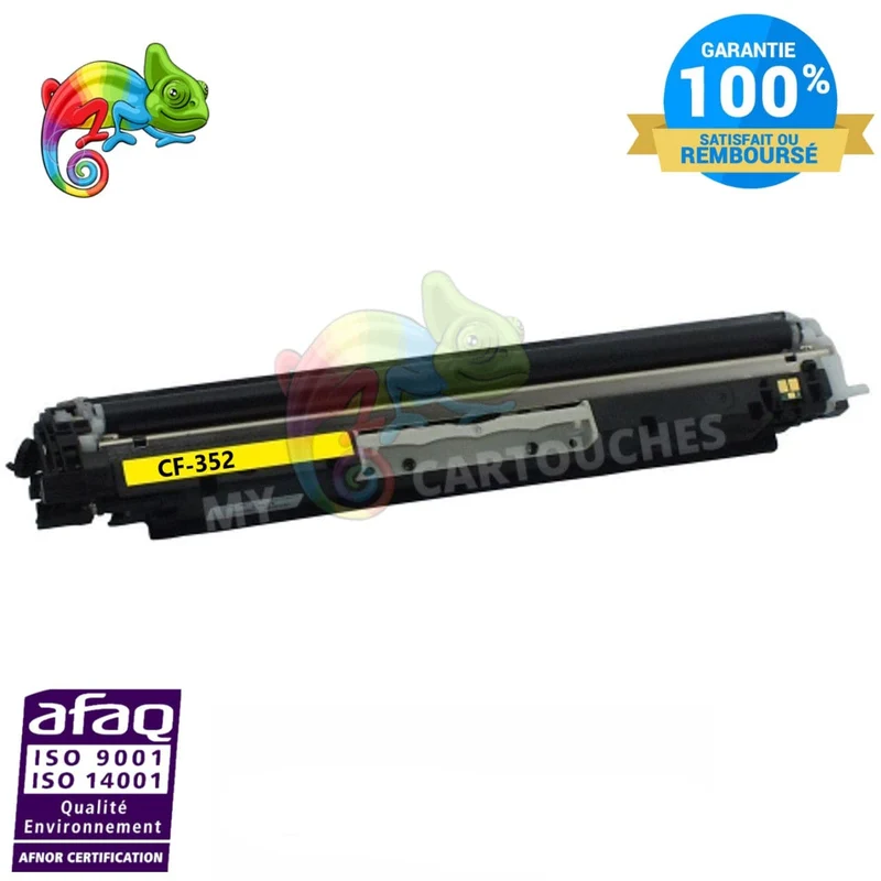 Toner HP 130A CF352A Jaune: Color LaserJet Pro MFP M176n, M177fw