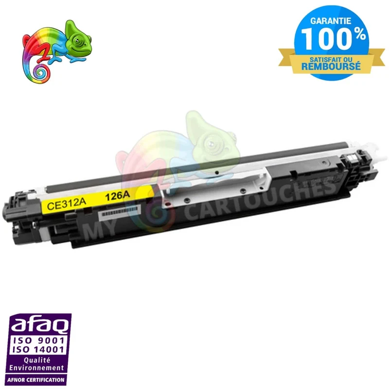 Toner HP 126A CE312A Jaune: Color LaserJet CP1025, MFP M175