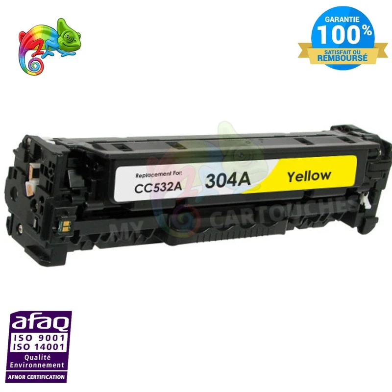 Toner HP 304A CC532A Jaune: CLJ CP2025dn, CM2320 NF MFP
