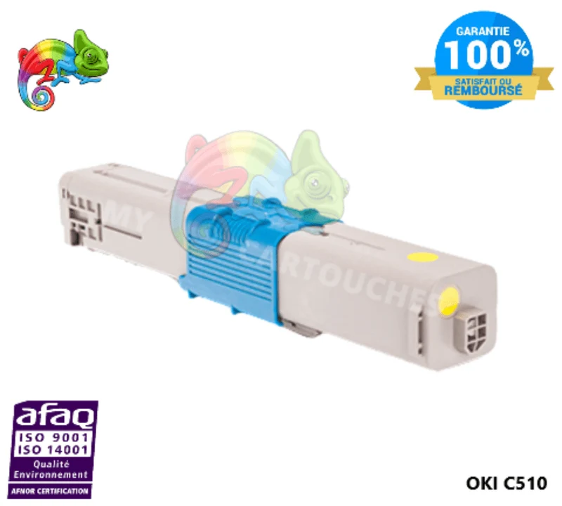 Toner OKI C510 Jaune 44469722: C510DN, C530DN, MC561DN