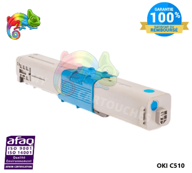 Toner OKI C510 Cyan 44469724: C510DN, C530DN, MC561DN