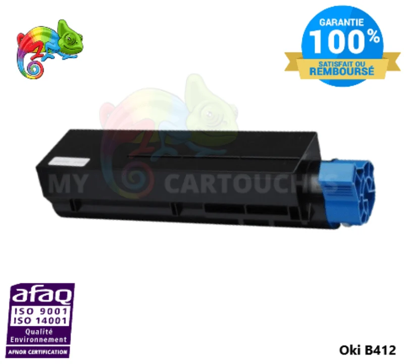 Toner OKI B412 Noir: B412DN, B432DN, MB472DNW