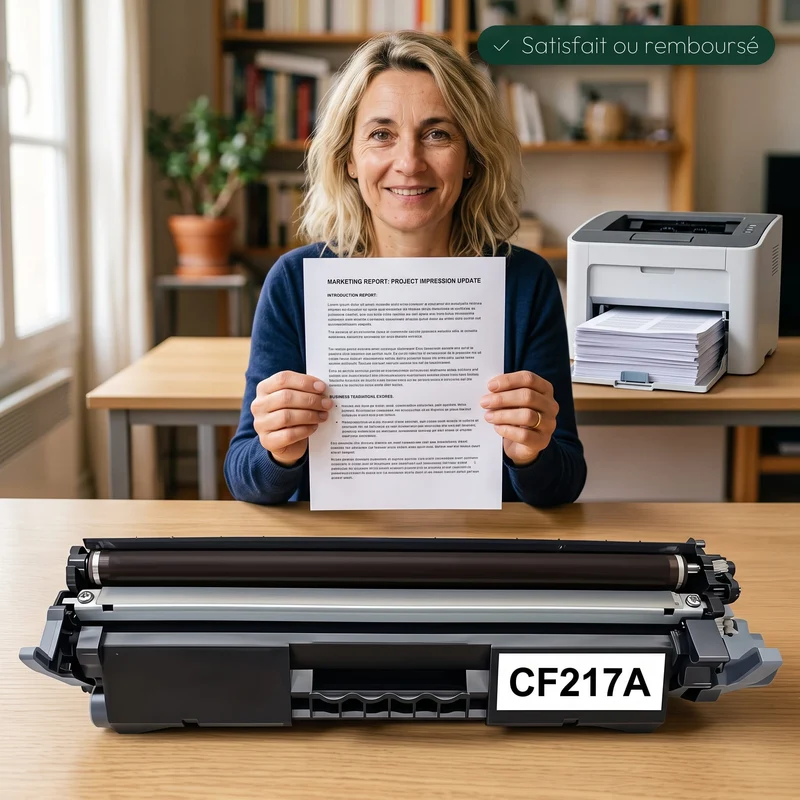 Toner HP 17A CF217A Noir: LaserJet Pro M102, M130