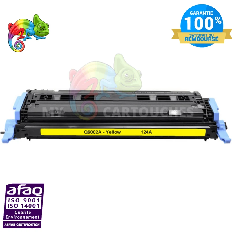Toner HP Q6002 Jaune: Color LaserJet 1600, 2600
