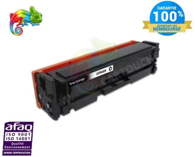Toner HP 203X CF540X Noir: Color LaserJet Pro M254, M281