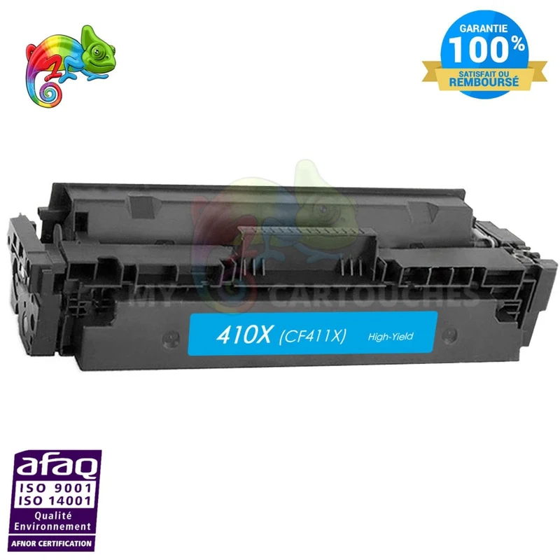 Toner HP 411X CF411X Cyan: Color LaserJet Pro M452, M477