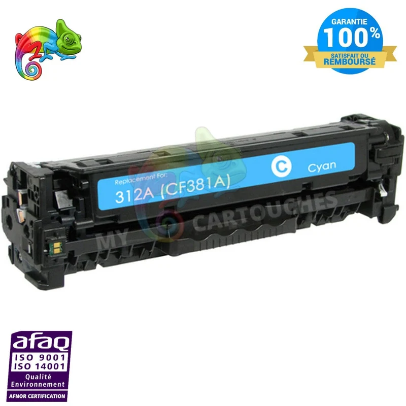 Toner HP 312A CF381A Cyan: CLJ Pro MFP M476dn, M476dw