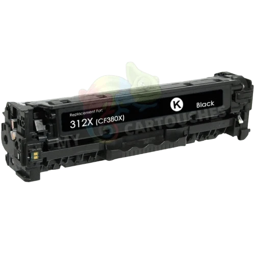 Toner HP 312X CF380X Noir: CLJ Pro MFP M476dn, M476dw