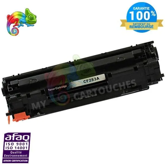 Toner HP 83A CF283A Noir: LaserJet Pro M125, M201, MFP M225