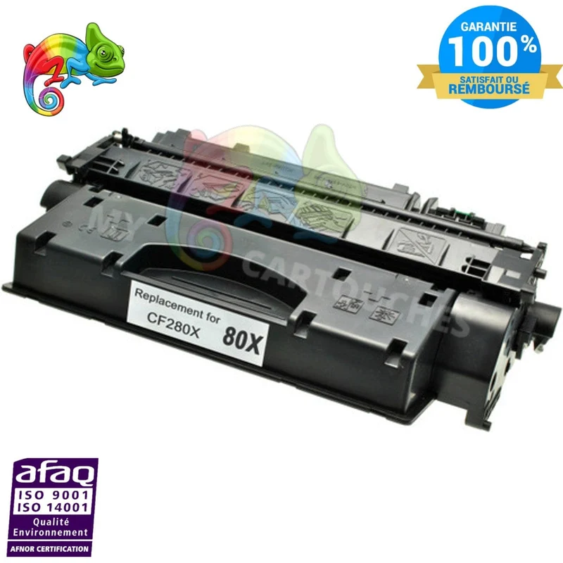 Toner HP 80X CF280X Noir XL: LaserJet Pro M401dn, M401dw