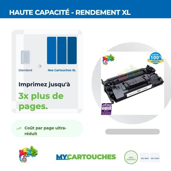 Toner HP CF226X Noir 26X: LaserJet Pro M402dn, MFP M426fdw