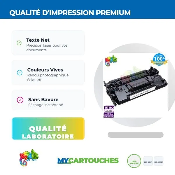 Toner HP CF226X Noir 26X: LaserJet Pro M402dn, MFP M426fdw