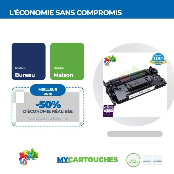 Toner HP CF226X Noir 26X: LaserJet Pro M402dn, MFP M426fdw