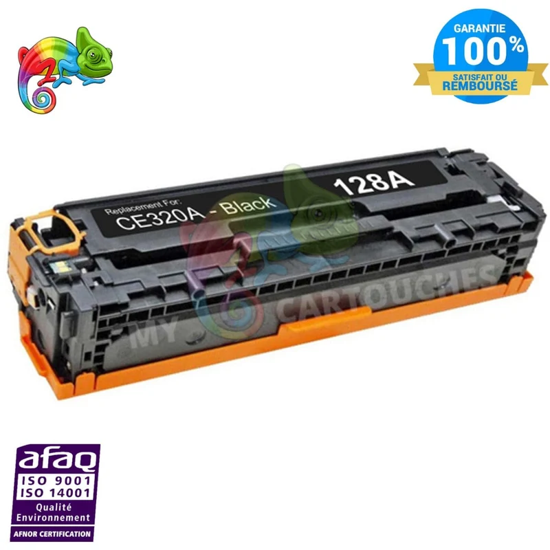 Toner HP CE320A Noir 128A: Color LaserJet Pro CP1525n, CM1415fn