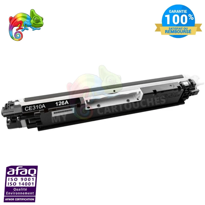 Toner HP 126A CE310A Noir: Color LaserJet Pro CP1025, MFP M175