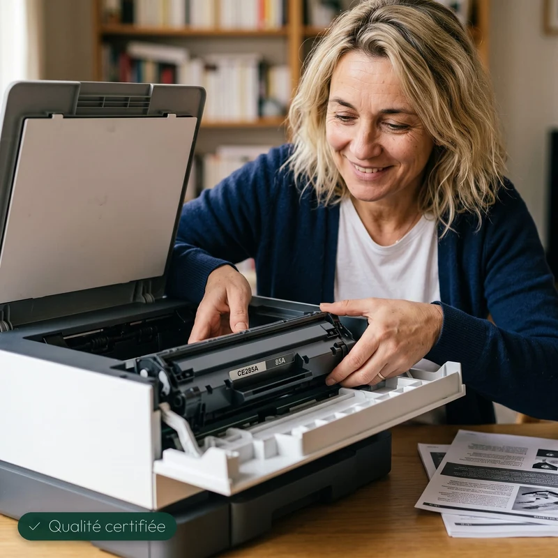 Toner HP 85A CE285A Noir — LaserJet P1102, P1102W, M1132 MFP