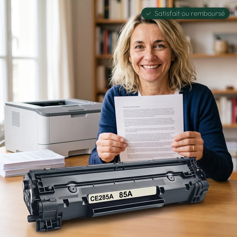 Toner HP 85A CE285A Noir — LaserJet P1102, P1102W, M1132 MFP