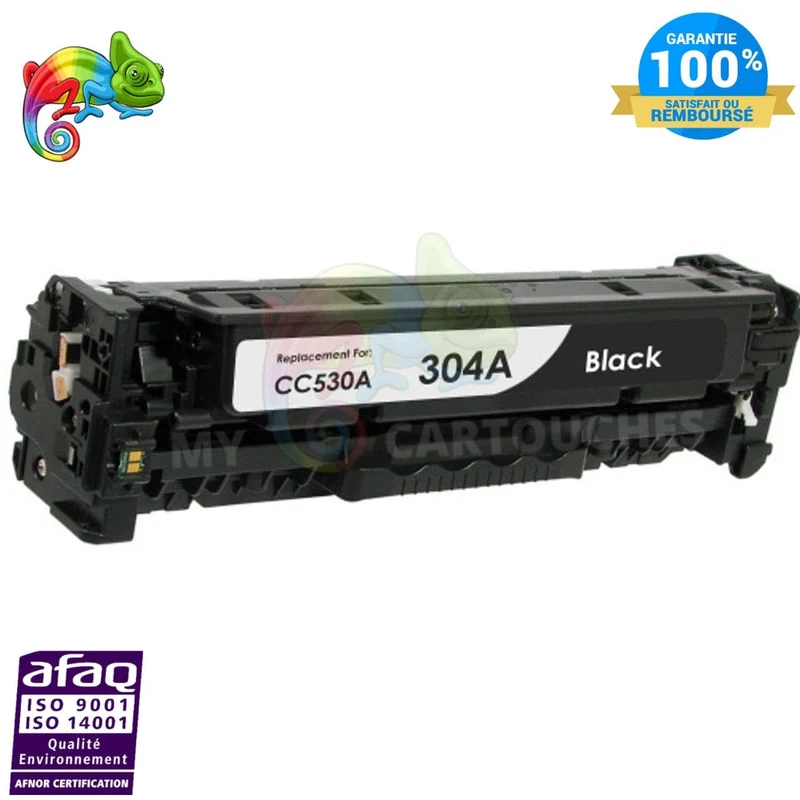 Toner HP 304A CC530A Noir: CLJ CP2025dn, CM2320 NF MFP