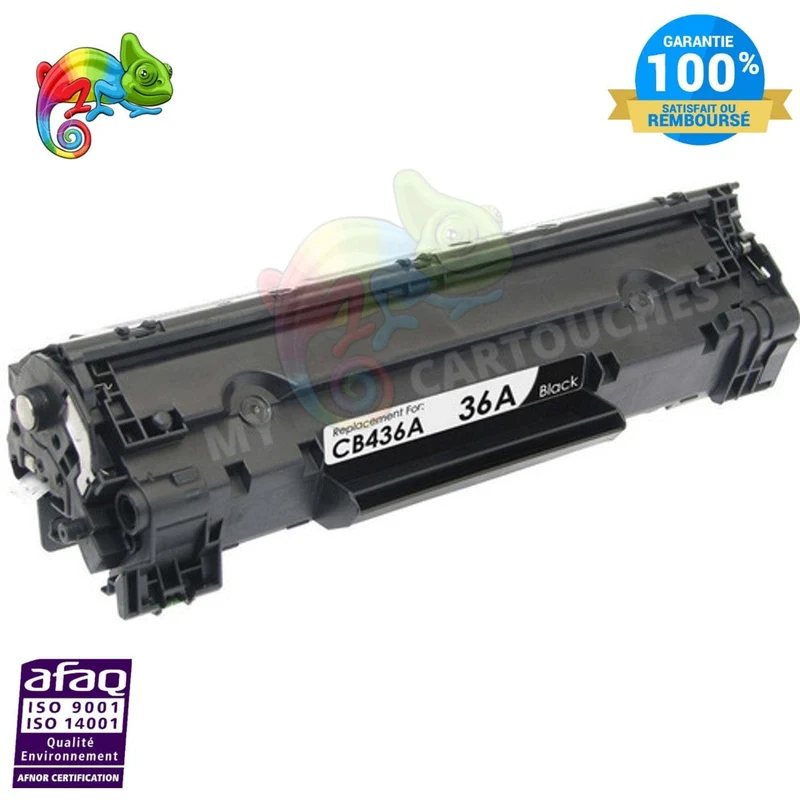 Toner HP 36A CB436A Noir — LaserJet P1505, M1120, M1522